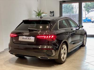Audi A3 SPB 30 TDI S tronic S line PRIMA SCELTA PLUS Nero usata Troia