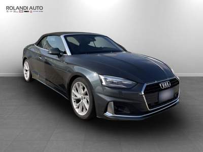Audi A5 Cabrio 40 2.0 tdi Business Advanced 190cv s-tronic Grigio usata Casale Monferrato