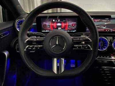 Mercedes-Benz Classe A A 200 Automatic Advanced Plus AMG Line Nero usata Leini