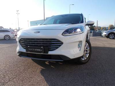 Ford Kuga 2.0 EcoBlue Hybrid 150 CV 2WD Titanium Business Bianco usata SAN VENDEMIANO
