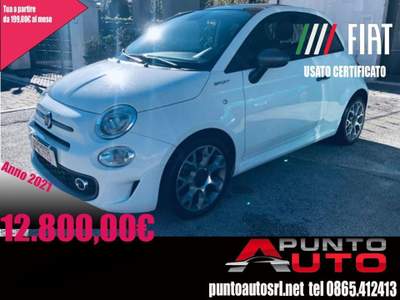 Fiat 500 1.0 Hybrid Sport Bianco usata Isernia