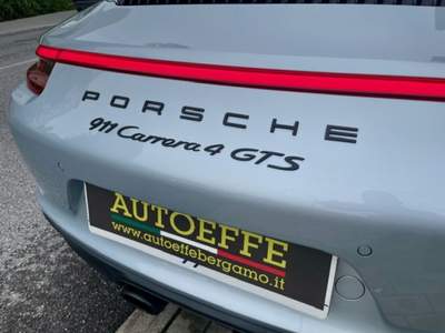 Porsche 911 3.0 Carrera 4 GTS Coupé PDK,UFF.,UNICOP.,30.500 KM Argento usata Ponte San Pietro