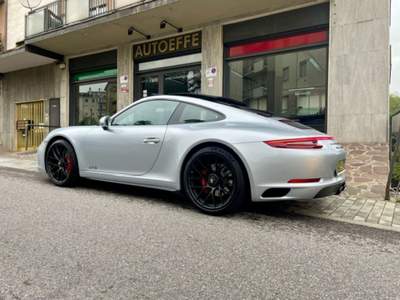 Porsche 911 3.0 Carrera 4 GTS Coupé PDK,UFF.,UNICOP.,30.500 KM Argento usata Ponte San Pietro