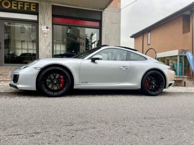 Porsche 911 3.0 Carrera 4 GTS Coupé PDK,UFF.,UNICOP.,30.500 KM Argento usata Ponte San Pietro