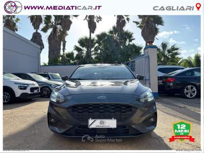 Ford Focus Focus 1.0 EcoBoost 125CV 5p. ST Line Grigio usata Cagliari