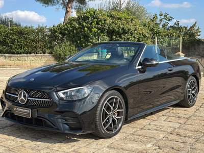 Mercedes-Benz Classe E d Auto Cabrio Premium Plus (Pelle/Navi/Retro/LED) Nero usata Castellaneta