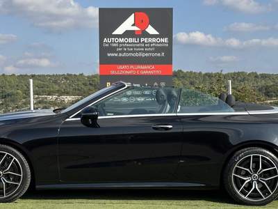 Mercedes-Benz Classe E d Auto Cabrio Premium Plus (Pelle/Navi/Retro/LED) Nero usata Castellaneta