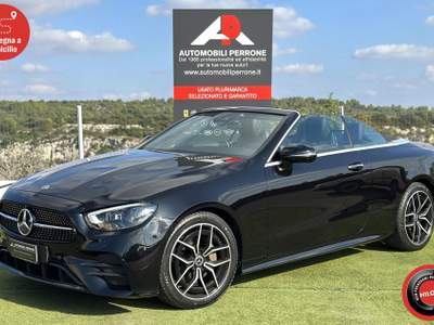 Mercedes-Benz Classe E d Auto Cabrio Premium Plus (Pelle/Navi/Retro/LED) Nero usata Castellaneta