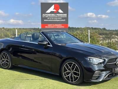 Mercedes-Benz Classe E d Auto Cabrio Premium Plus (Pelle/Navi/Retro/LED) Nero usata Castellaneta