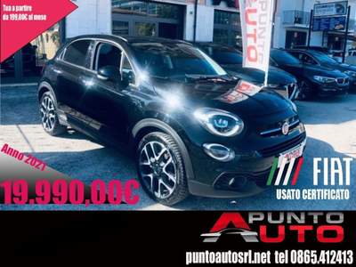 Fiat 500X 1.6 MultiJet 130 CV full led- telecam Nero usata Isernia