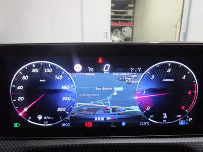 Mercedes-Benz Classe A d Automatic Progressive Advanced  Navi Led Nero usata Piacenza
