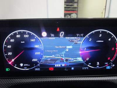 Mercedes-Benz Classe A d Automatic Progressive Advanced  Navi Led Nero usata Piacenza