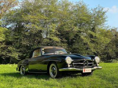 Mercedes-Benz SL 190SL - Targa originale ROMA - Asi Oro Nero usata Reggio nell'Emilia