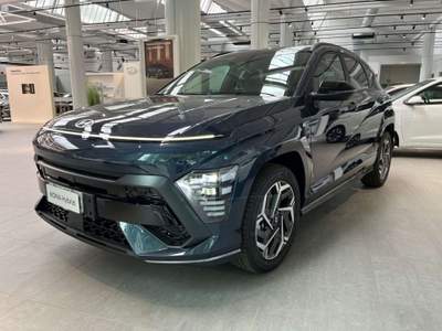 Hyundai Kona Kona 1.6 hev N Line dct Blu/Azzurro usata Milano