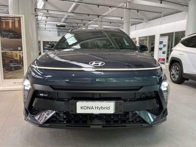 Hyundai Kona Kona 1.6 hev N Line dct Blu/Azzurro usata Milano