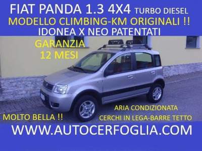 Fiat Panda 1.3 4X4 MJT 16V CLIMBING-X NEO PATENTATI !! Grigio usata Samolaco