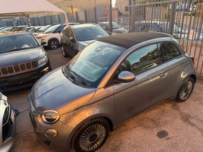 Fiat 500 Icon Cabrio 42 kWh Grigio usata Roma