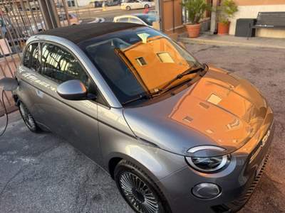 Fiat 500 Icon Cabrio 42 kWh Grigio usata Roma