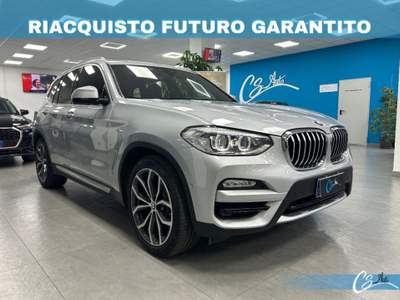 BMW X3 Xdrive20d Business Advantage 190cv auto Argento usata Carlentini