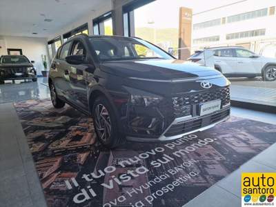 Hyundai Bayon 1.0 T-GDI Hybrid 48V iMT XLine Nero usata Salerno