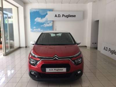 Citroen C3 3ª serie -  BlueHDi 100 S&S Feel Rosso usata Caltanissetta