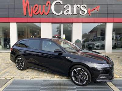 Skoda Octavia 2.0 TDI EVO SCR 150 CV DSG 4x4 Wagon Sportline Nero usata Alba