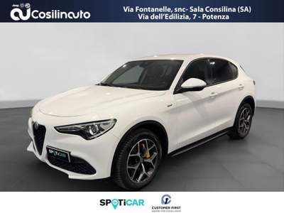 Alfa Romeo Stelvio 2.2 Turbodiesel 190 CV AT8 Q4 Sprint MY20 Bianco usata Sala Consilina