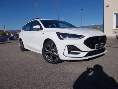 Ford Focus 1.5 EcoBlue 120CV automatico SW ST-Line Bianco usata SAN VENDEMIANO