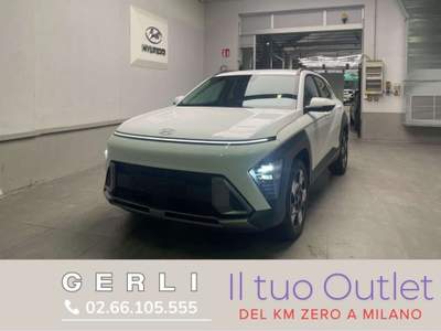Hyundai Kona Kona 1.6 gdi hev X Line 2wd dct /KM ZERO/FULL LED Bianco usata Milano