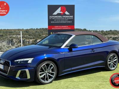 Audi A5 Cabrio 40 TFSI MHEV 204cv S-tronic S-Line - FULL Blu/Azzurro usata Castellaneta Audi A5 Cabrio 40 TFSI MHEV 204cv S-tronic S-Line - FULL Blu/Azzurro usata Castellaneta