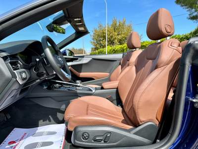Audi A5 Cabrio 40 TFSI MHEV 204cv S-tronic S-Line - FULL Blu/Azzurro usata Castellaneta