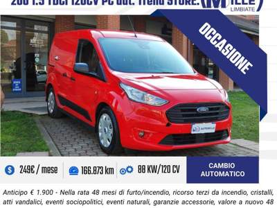 Ford Transit Connect 200 1.5 TDCi 120CV PC aut. Furg. Trend STOREVAN Rosso usata Limbiate