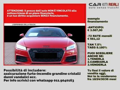 Audi TT Coupé 45 TFSI quattro S tronic Rosso usata Orbassano