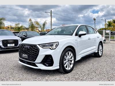 Audi Q3 Q3 SPORTBACK 2.0TDI S-LINE LED RETROCAMERA 360 SONOS Bianco usata Villarosa