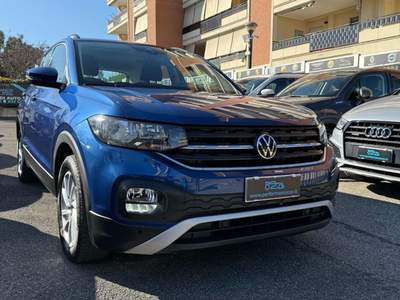 Volkswagen T-Cross 1.0TSI 95CV STYLE*C.L.16*PDC*TEL*NAVI*CARPLAY* Blu/Azzurro usata Roma