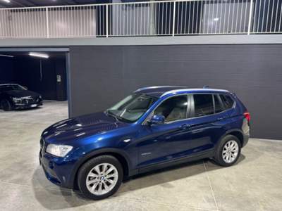 BMW X3 AUTOMATICA SENSORI ANT E POST Blu/Azzurro usata San Paolo d'Argon