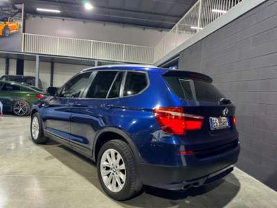 BMW X3 AUTOMATICA SENSORI ANT E POST Blu/Azzurro usata San Paolo d'Argon