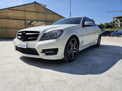 Mercedes-Benz Classe C CDI BlueEFFICIENCY Coupé Avantgarde Bianco usata Sassari