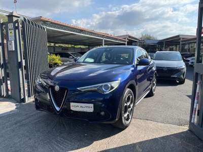 Alfa Romeo Stelvio 2.2 Turbodiesel 210 CV AT8 Q4 Lusso Blu/Azzurro usata Santa Maria di Licodia