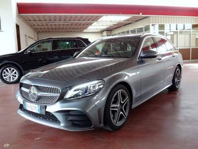 Mercedes-Benz Classe C d S.W. Auto Premium AMG Tetto Camera360 Grigio usata Maser