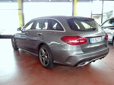 Mercedes-Benz Classe C d S.W. Auto Premium AMG Tetto Camera360 Grigio usata Maser