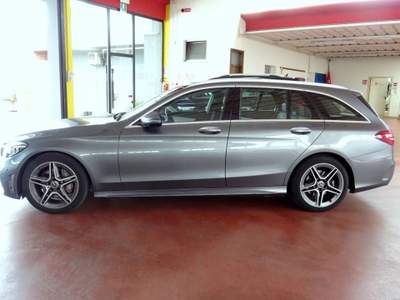 Mercedes-Benz Classe C d S.W. Auto Premium AMG Tetto Camera360 Grigio usata Maser