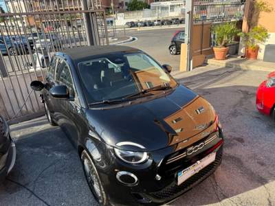 Fiat 500 Icon Cabrio 42 kWh  "NEOPATENTATI" Nero usata Roma