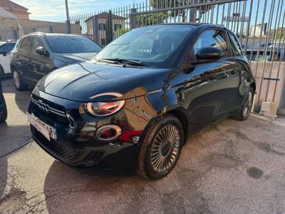 Fiat 500 Icon Cabrio 42 kWh  "NEOPATENTATI" Nero usata Roma