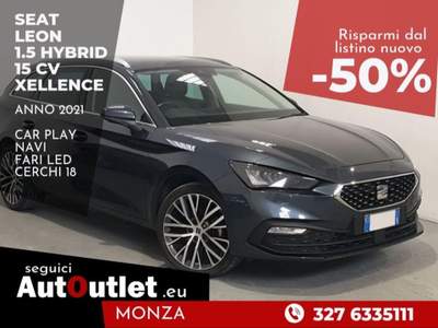 Seat Leon 5p 1.5 eTSI HYBRID 150 CV DSG Xcellence da 282? Argento usata Monza