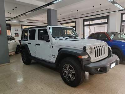 Jeep Wrangler Unlimited 2.2 Mjt II Sport Bianco usata Palermo