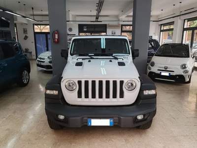 Jeep Wrangler Unlimited 2.2 Mjt II Sport Bianco usata Palermo