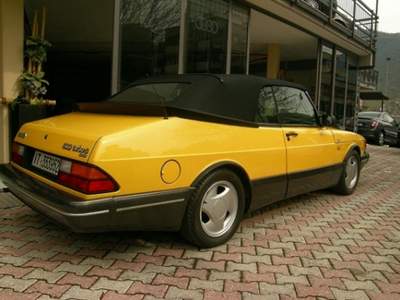 Saab 900 Cabrio turbo 16 montecarlo n90 Giallo usata Acquasparta