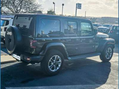 Jeep Wrangler Unlimited 2.2 Mjt II Sahara Nero usata Sassari