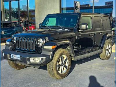 Jeep Wrangler Unlimited 2.2 Mjt II Sahara Nero usata Sassari